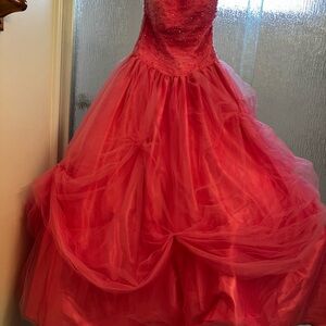 Night Moves southern bell Formal ball gown altered 30 bust 26 waist